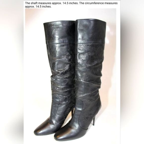 Flash Sale BURBERRY TALL LEATHER STILETTO HEEL BOOTS. VINTAGE EXCELLENT. RARE! - Picture 16 of 16